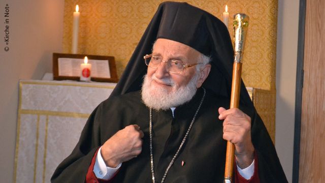 Emeritierter Patriarch Gregorios III Laham, Syrien (Foto: "Kirche in Not")